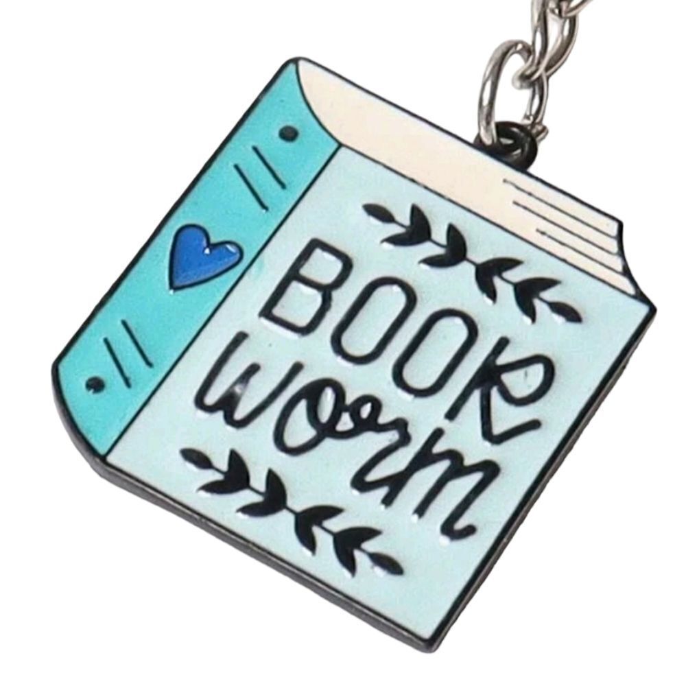 Book Worm Keychain - Picture 3 of 3